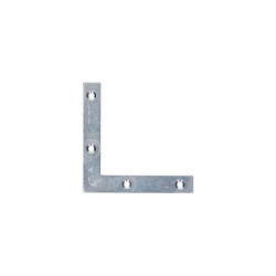 Rohovník 75x75x12mm, 2,0mm pozink, počet 4mm dier-4ks Rohovník 75x75x12mm, 2,0mm pozink, počet 4mm dier-4ks